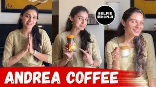 Andrea Making Delicious Delgona Coffee | Andrea Singing With Coffee | Selfie Moonji