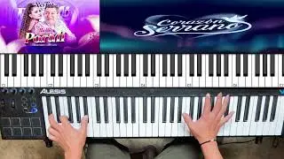 NO TE PREOCUPES POR M&Iacute; - coraz&oacute;n serrano TECLADO COMPLETO