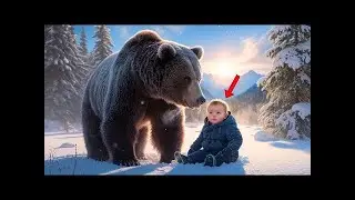 Mother Bear Refuses to Leave the Lost Child,When People know the real reason they were in tears   Ch