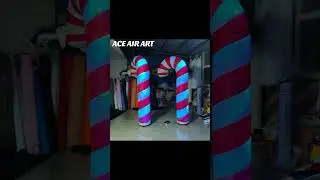 2.2m Candy cane 🖤 #candycane #inflatablecandy #inflatabletoy