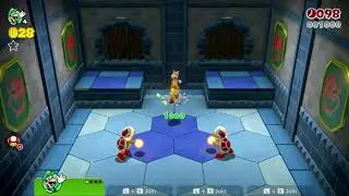Nintendo switch Super Mario 3D world -Gameplay-Fire bros hideout #1