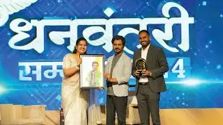 A moment of pride for KAC and Rushmed! 🙏✨ #DhanwantariAward #IBC24 #KAC #Rusmed #NawazuddinSiddiqui