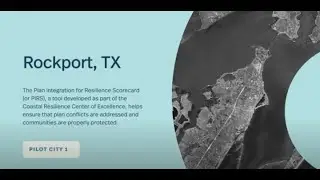 Plan Integration for Resilience Scorecard: Rockport, TX