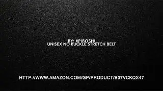 Unisex No Buckle Stretch Belt By: piboshi