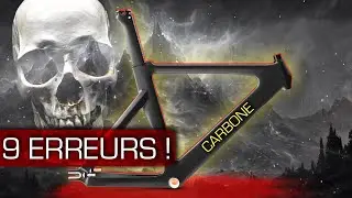 9 erreurs que vous commettez et qui endommagent votre cadre en carbone !