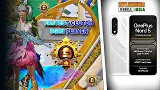 OnePlus Nord 5 🔥 BGMI Gameplay | Ultra Smooth + Deadly Kills 😈