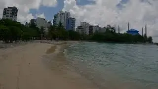 Artificial Beach, Beach in Mal&eacute;, Maldives