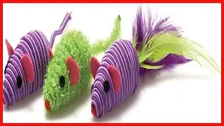 Our Pets Three Twined Mice Catnip Toys for Indoor Cats