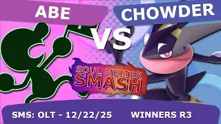 Soul Melter Smash: One Last Time - Abe (Mr. Game & Watch) VS Chowder (Greninja)