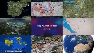 Animated Maps Reel | Ivan Semchuk