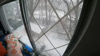 January 25, 2026 Snow Storm Time Lapse NYC