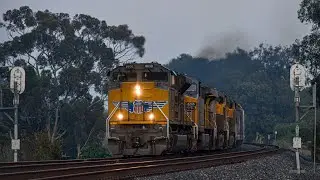 Trains in Santa Barbara/CoastLine 7! Hornshows, Guadalupe Hauler & More!!