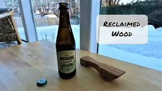 Nick Offerman Bottle Opener - Reclaimed Oak and an Allen Key