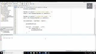 Separate and print Prime Numbers from a Range  | Java Tutorials | tebcode