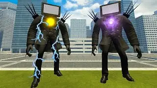 NEW MECHA CORRUPTED TV MAN VS MECHA TITAN TV MAN AND OTHER BOSSES In Garry's Mod!