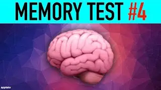 MEMORY TEST GAME #4 | Memorize 3 Pictures & Answer 5 Questions | Brain Training Memory Test Games