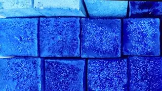 Dusty Soft Blue RGC | Gym Chalk Crushing with Hands | Oddly Satisfying