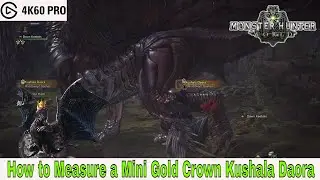 Monster Hunter: World &mdash; Как измерить миниатюрную золотую корону Кушала Даора