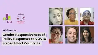 Webinar on Gender Responsiveness of Policy Responses to COVID across Select Countries