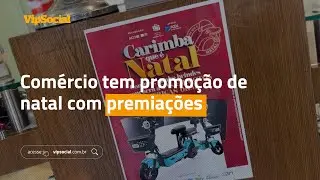 Comércio tem promoção de natal com premiações