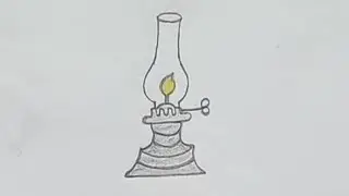 How to draw Old# lamp #drawing guide for beginners#lantern