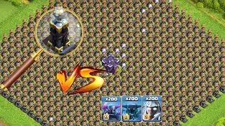 P.E.K.K.A VS Full Base Max Hidden Tesla Attack (Clash Of Clans) #coc #experiment