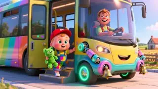 Farm Bus Goes Boom Boom 🧸🚌🍼 | Kids Fantasy Song | Learn Numbers and Happy Routines