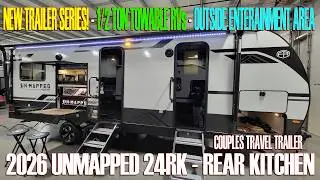 2026 UnMapped 24RK rear kitchen travel trailer by Forestriver RVs @ Couchs RV Nation a RV Wholesaler