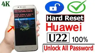 Huawei U22 Lock Screen Password Reset | Huawei Lua-u22 Ka Lock Kaise Tode Forgot Password Hard Reset
