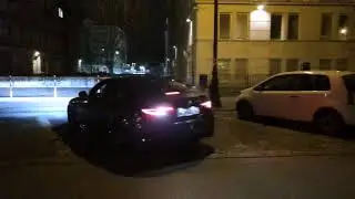Alfa Romeo Giulia Quadrifoglio with Straight Pipe Exhaust Sound In Warsaw