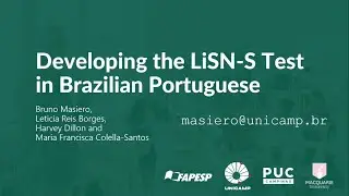 Developing the LiSN-S test in Brazilian Portuguese