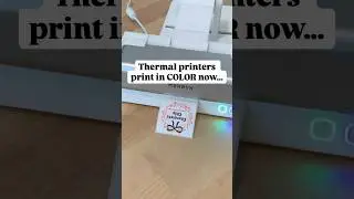Thermal printers print in COLOR! #homebakerybusiness