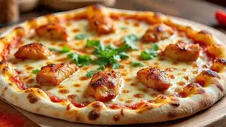  Chicken tikka pizza bnany ka tarika 🍕+ perfect pizza dough recipe| home made pizzas 
