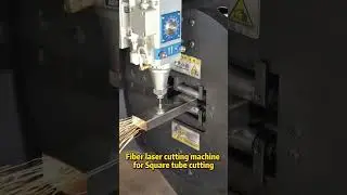 Fiber laser cutting machine for Square tube cutting #factory #lasercutting #fiberlasercuttingmachine