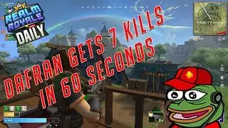 DAFRAN GETS 7 KILLS IN 60 SECONDS ! Daily Realm Royale Moments Ep. 10 (Funny and Epic Moments)