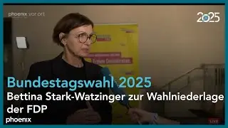 Bettina Stark-Watzinger (FDP) zur Wahlniederlage der FDP bei der Bundestagswahl 2025 | 23.02.25