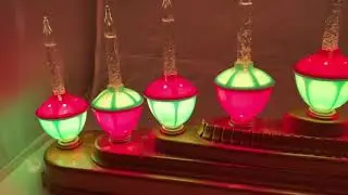 Bubble light centerpiece by Silver Star Brands