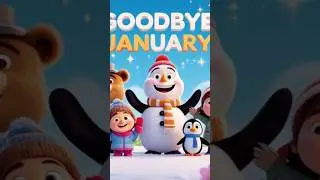 🎶Goodbye January Song for Kids | Fun Winter Farewell Rhyme | Preschool & Kindergarten Learning Song