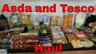 Asda and Tesco grocery haul, June 2021 UK