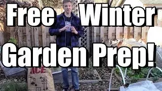 How I Prep Our Garden for Winter with Free Autumn Leaves & Wood Chips