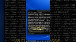 Como Transformar Seu C&oacute;digo em Execut&aacute;vel #python #programa&ccedil;&atilde;o