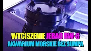 (36) Glossy Reef 200 - Wyciszenie głośnej pompy - Jebao RW-8 - Akwarium morskie bez sumpa