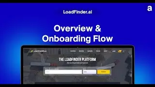 Loadfinder.ai Onboarding | AI Load Board & TMS Platform