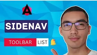 Sidebar Notification Popup: Angular Material (Sidenav, Toolbar & List)
