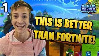 NINJA WINS FIRST GAME! SHROUD MAKES 200IQ FLICKSHOT Realm Royale Highlight - #01