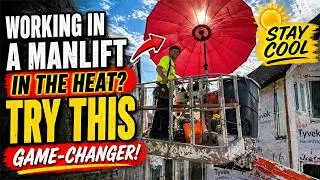 Beat the Heat: Setting Up a Patio Umbrella on Your Manlift