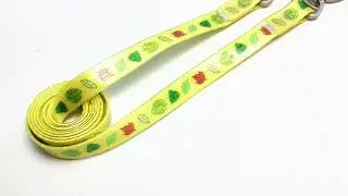 Leash & Collar Set. Patterned. WIth Swivel Snap Hook-3