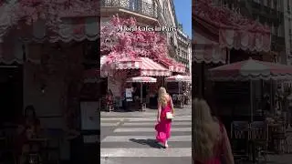 Best floral cafes in Paris. #cafe #floral #paris #bottomsuptraveler #france #travel