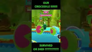 CROCODILE VS RHINO WHAT HAPPENED AT END ??... #shorts #fallguys #gaming #gamingshorts #shortsvideo
