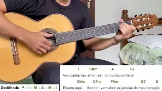 VOU CANTAR TEU AMOR (canto de comunhão) | como tocar no violão [letra e cifra]